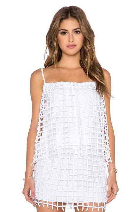 MERRITT CHARLES Adelia Top In White REVOLVE