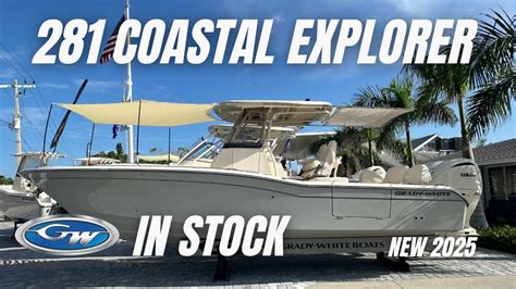 2025 Grady White 281 Coastal Explorer Tour Coastal Fog Blue Dual