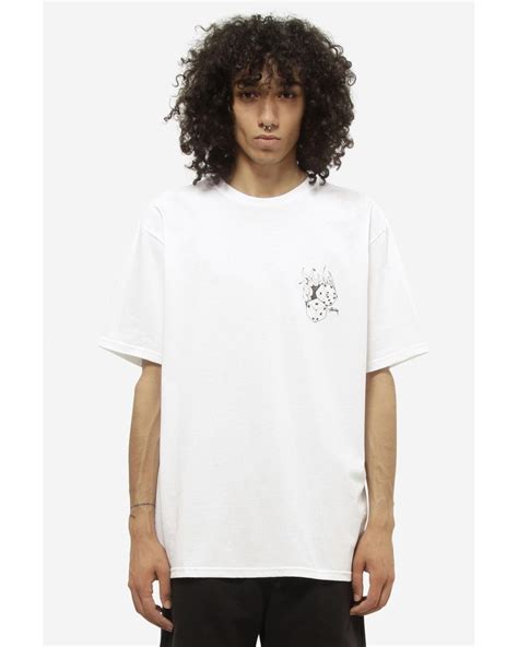 Stussy Fire Dice T Shirt In White For Men Lyst