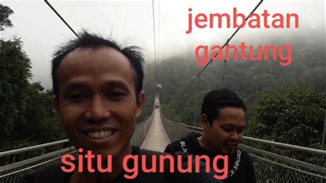 Jembatan Gantung Situ Gunung Pesona Alam Situ Gunung YouTube