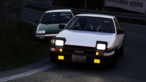 Takumi Vs Tsuchiya Initial D X Assetto Corsa YouTube