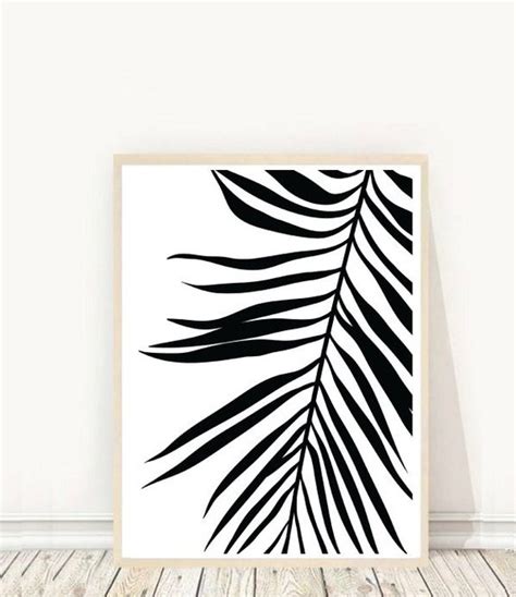 Palm Leaf Print Tropical Leaf Print Printable Art Palm Art | Etsy