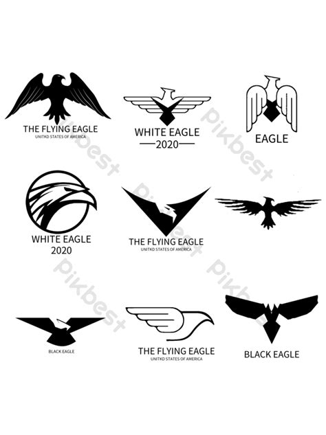 9 Black Eagle Logo Vector PNG Images | PSD Free Download - Pikbest