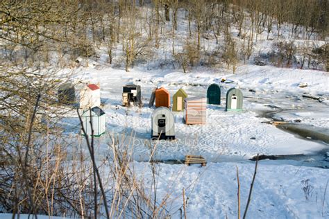 Ice Fishing Shanties Stock Photos - FreeImages.com