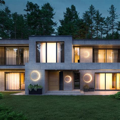 Modern exterior lighting | Glowe Studio in 2024 | Modern exterior ...