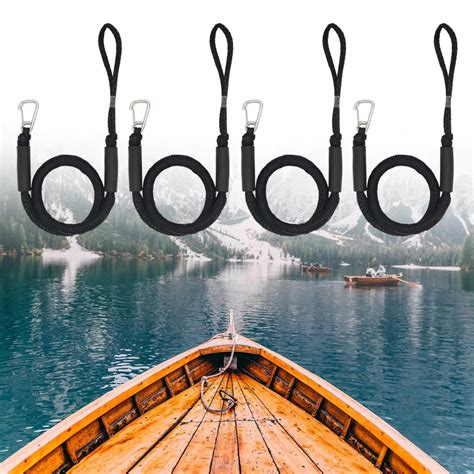 Lafang Bungee Dock Lines Boat Ropes Docking Line Mooring Rope Pwc Kayak