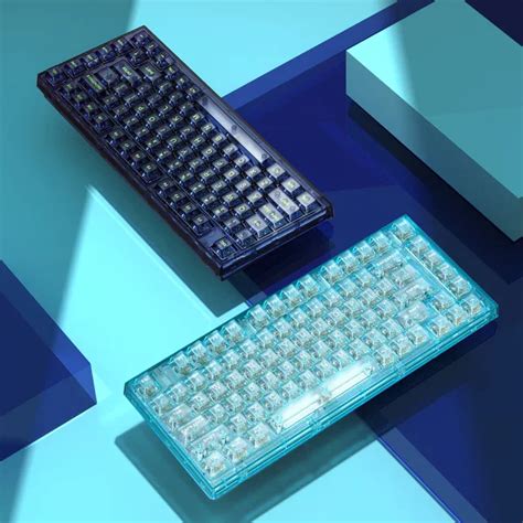 Yunzii X Pro Quente Swappable Gaxeta Transparente Teclado Mec Nico