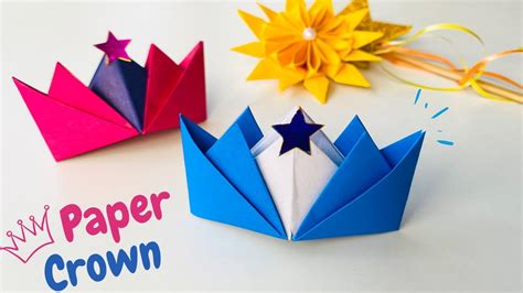 How To Make A Paper Crown Origami Crown Paper Crown Easy Paper