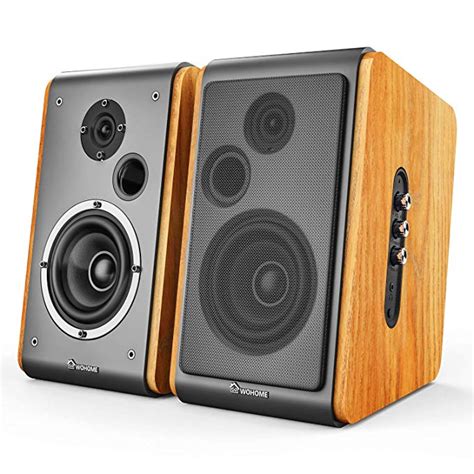 Amazon Wohome Bookshelf Speakers W Powered Bluetooth Active Home