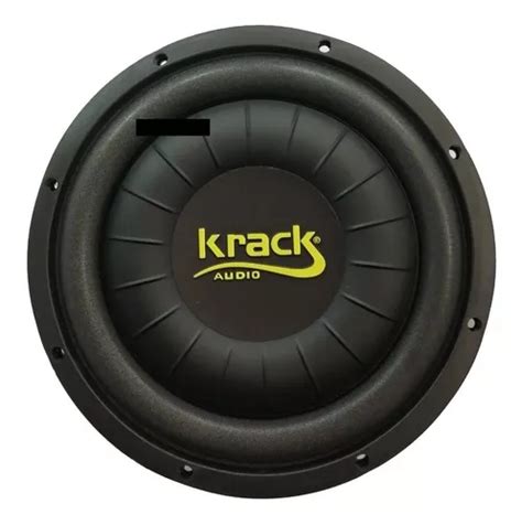 Subwoofer Krack Audio Plano 10 Kws 1044dvc 200w Doble Bobina Envío gratis