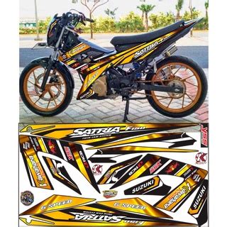 Jual STRIPING RAIDER STRIPING STIKER VARIASI LIST SUZUKI SATRIA FU