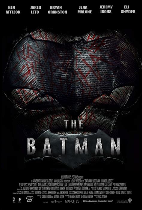 Ben Affleck S Solo Film The Batman Poster By Bryanzap On Deviantart