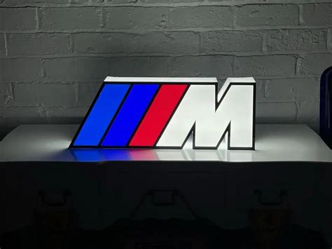 DT: Illuminated BMW M Power Logo Sign | PCARMARKET