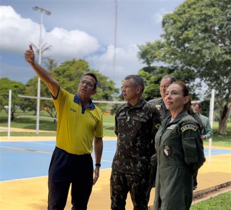 Esd Recebe Visita Do Chefe De Educa O E Cultura Do Estado Maior