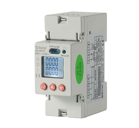 Din Rail Mounted Currentenergykwh Meters Din Rail Energy Meter Modbus Acrel