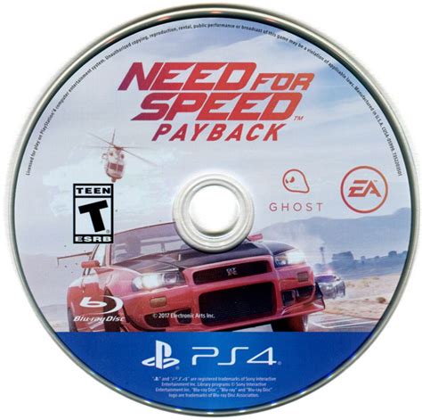 Need For Speed Payback Playstation Box Cover Art Mobygames