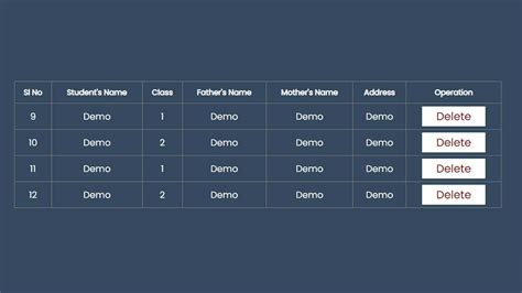 How To Delete Data From Database In PHP Using Button Delete Records