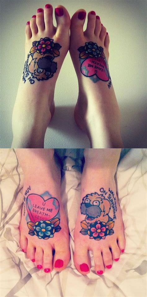 Awesome + cute tattooed #Futurama feet by kimbitis | #tattoo Bad ...