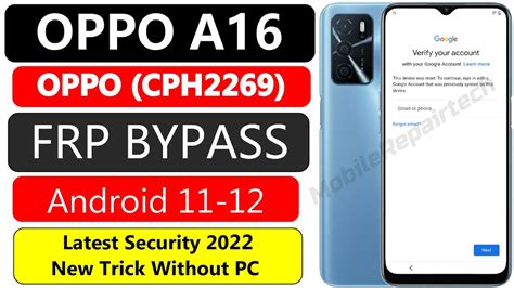 Oppo A Frp Bypass Android Oppo A Cph Google Account