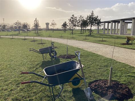 The Queen Elizabeth II Avenue: Tree Planting – British Normandy Memorial