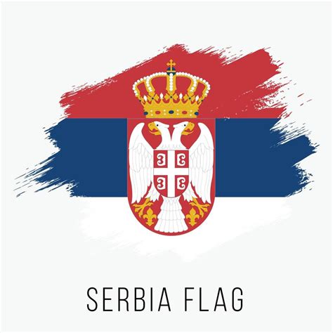 Grunge Serbia Vector Flag 10177386 Vector Art at Vecteezy