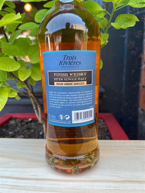 Trois Rivi Res Finish Whisky Ambr Agricole