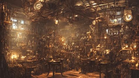 A Steampunk Store By Danar Worya And Greg Rutkowski Stable Diffusion