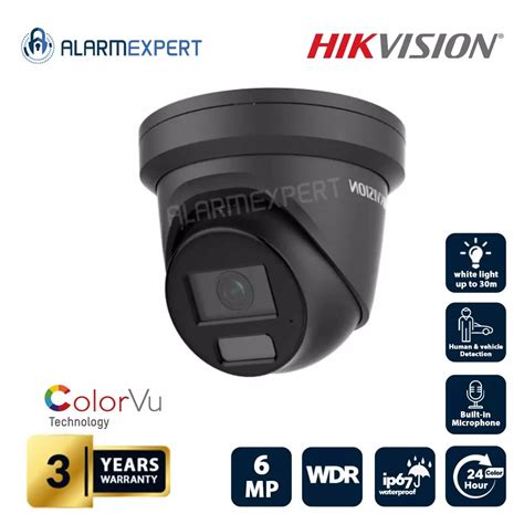 Hikvision Ds Cd G Lu Mp Colorvu Turret Ip Camera Black