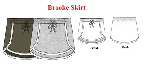 Operation Breakdown Smv And Layout Of Brooke Skirt Ordnur