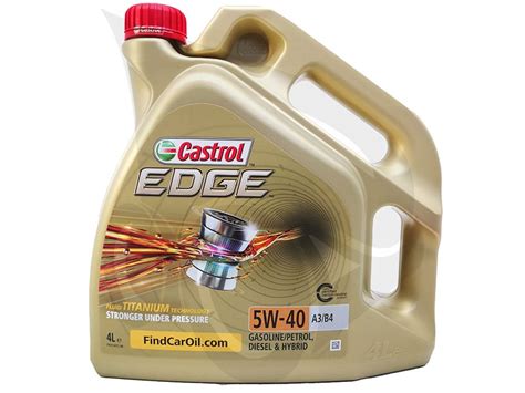 Castrol EDGE A3 B4 5W 40 Motorový olej Olejposta sk