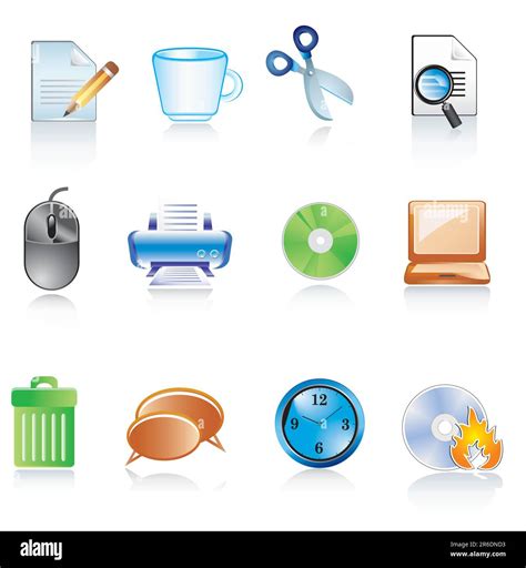 simple icons stock vector image art alamy