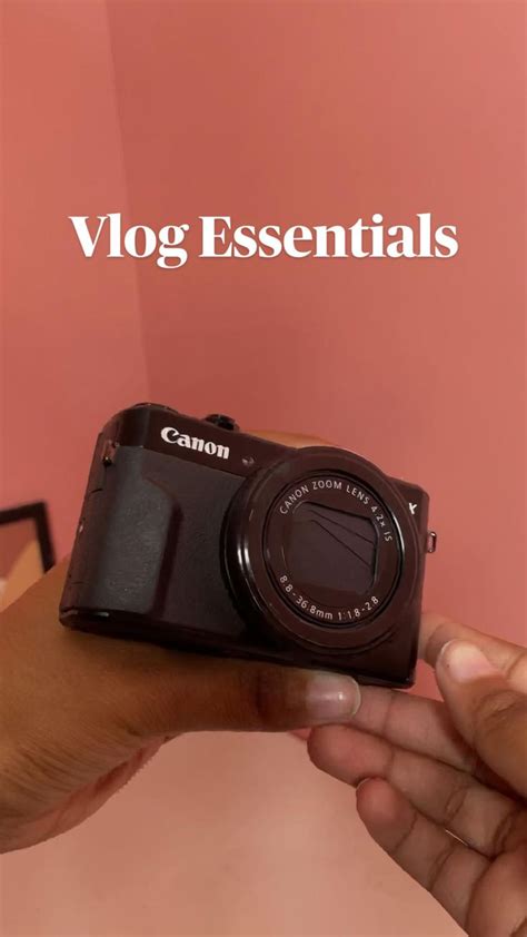 Vlog Essentials | Content Creator | UGC | Canon G7x mark ii | Vlogging ...