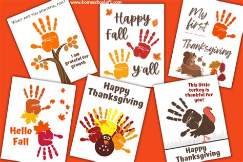 6 Free Thanksgiving Handprint Templates