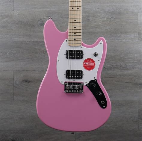 Squier Sonic Mustang Hh Flash Pink Kands Music Center Llc