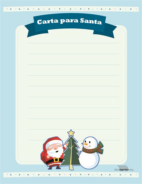 Carta A Santa Claus Para Imprimir Tarjetas Para Imprimir