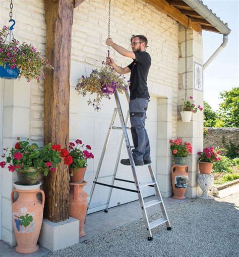 Escabeau Professionnel 6 Marches Larges Alu Pro Hailo France