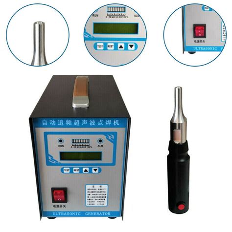 Fichiouy Welding Machine Khz Handheld Ultrasonic Spot Welder Plastic