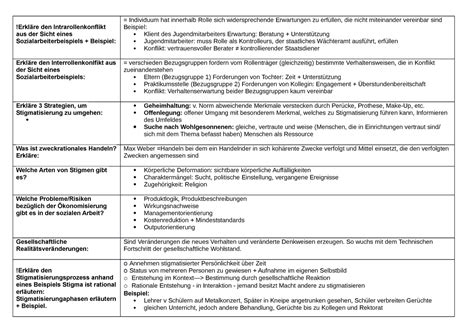 Soziologie zusammenfassung 7 Erkläre den Intrarollenkonflikt aus der