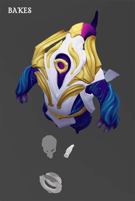 RIOT CREATIVE CONTEST 2017 Character Art Cosmic Bard Polycount