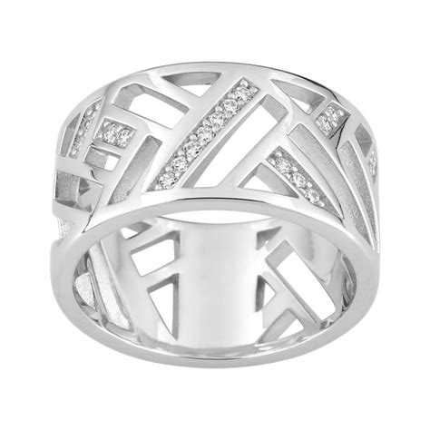 Bague GUY LAROCHE Argent Et Oxyde De Zirconium