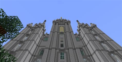 Salt Lake City Temple Minecraft Map