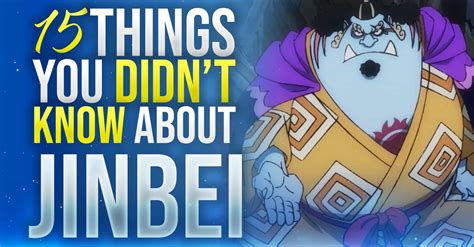 15 Things You Didnt Know About Jinbei In One Piece