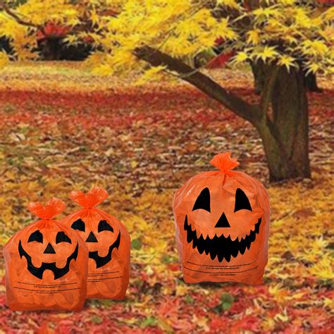 Halloween Pumpkin Leaf Bags Outdoor Halloween Decorations - KINREX LLC