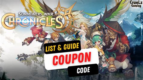 Summoners War Chronicles Coupon Code YouTube