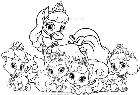 Coloriage De Palace Pets