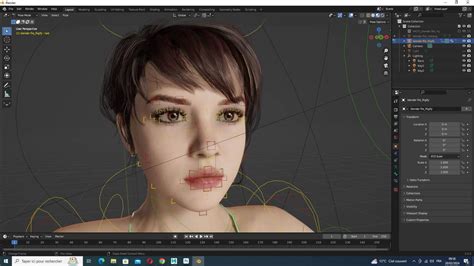 Nora Girl In Bikini D Model By Khaloui