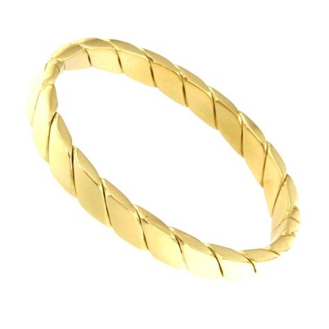 Bracciale Oro Giallo Schiava Ritorto Usato Outlet Dei Preziosi