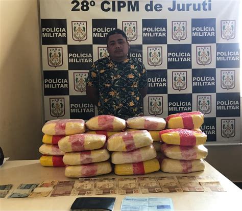 Homem é preso em flagrante mais de 27kg de oxi em Juruti droga