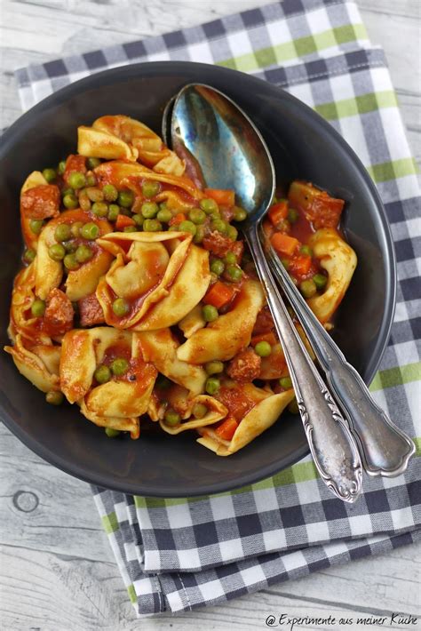 One Pot Tortelloni In Tomaten Gem Se So E Experimente Aus Meiner K Che