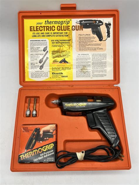 Bostik Thermogrip Electric Hot Glue Gun Model 207 Kit No 209 Case